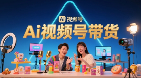 风口已至！AI视频号带货轻松月入过1W，99%的普通人却卡在内容制作门槛-玩备项目资源网