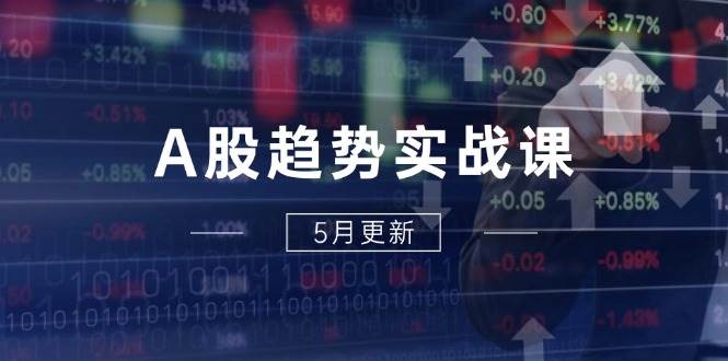 （14808期）A股趋势实战课：主力动向+政策红利，2025全年策略5月更新-玩备项目资源网