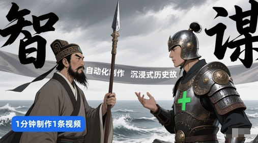 扣子工作流一键生成沉浸式历史故事，一天工作量，3分钟搞定-玩备项目资源网