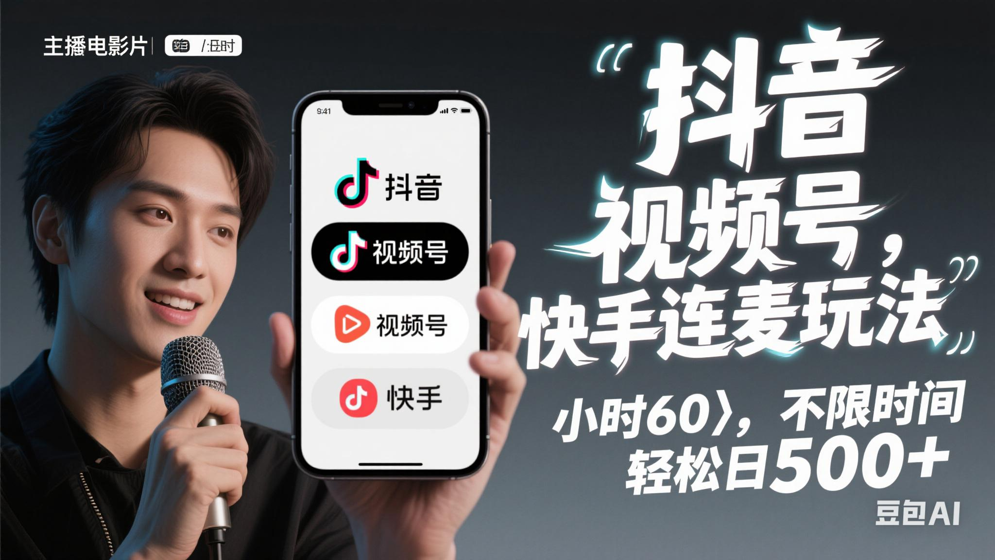 （14899期）抖音，快手，视频号无脑连麦玩法！快速入门，单日稳冲1000+-玩备项目资源网