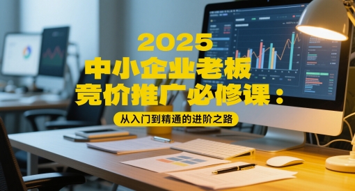 2025中小企业老板竞价推广必修课：从入门到精通的进阶之路-玩备项目资源网