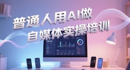 普通一个人用AI做自媒体，助你轻松开启AI自媒体创作之路-玩备项目资源网