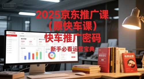 2025京东推广课（原快车课）解锁京东快车推广密码，新手必看运营宝典-玩备项目资源网