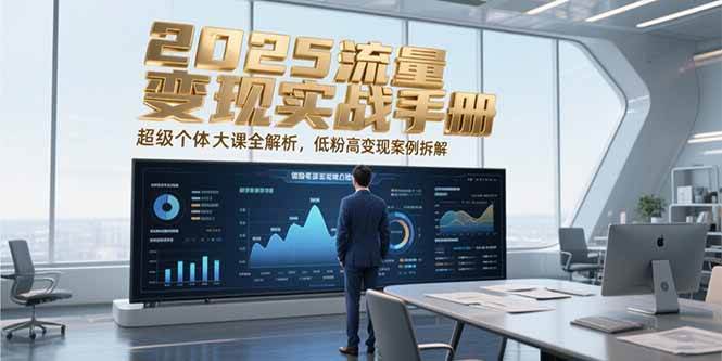 （15188期）2025流量变现实战手册，超级个体大课全解析，低粉高变现案例拆解-玩备项目资源网