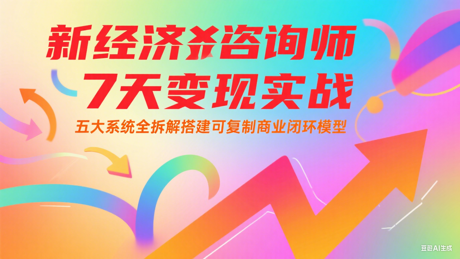 新经济咨询师 7 天变现实战：五大系统全拆解搭建可复制商业闭环模型-玩备项目资源网