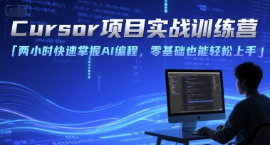 Cursor项目实战训练营，两小时快速掌握AI编程，零基础也能轻松上手-玩备项目资源网