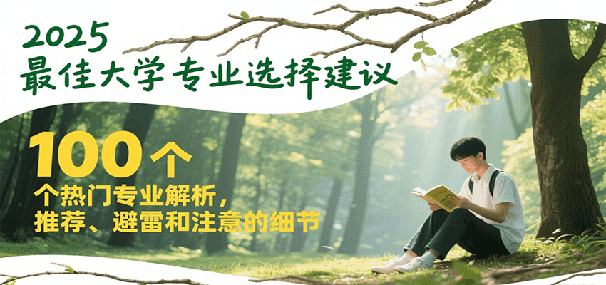 2025最佳大学专业选择建议，100个热门专业解析，推荐、避雷和注意的细节-玩备项目资源网