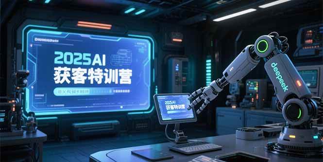 （15289期）2025AI获客特训营，AI图文视频全制作，deepseek工具实操教学-玩备项目资源网