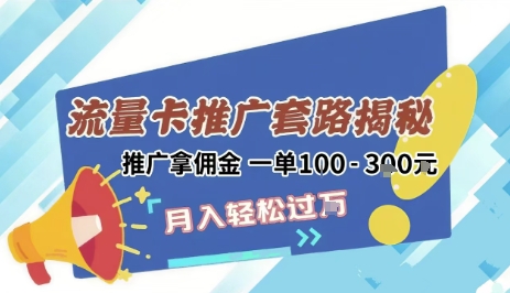 2025年外面卖1500的流量卡项目最新玩法，绿色无门槛对新手非常友好，日入3张+-玩备项目资源网