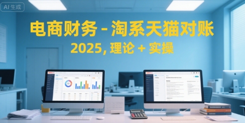 电商财务-淘系天猫对账2025，理论+实操-玩备项目资源网