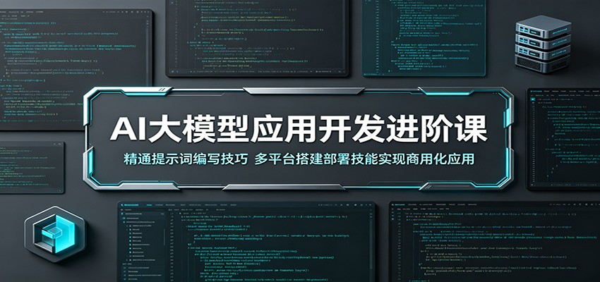 AI大模型应用开发进阶课：精通提示词编写技巧，多平台搭建部署技能实现商用化应用-玩备项目资源网