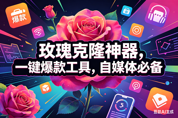 （18246期）玫瑰克隆神器，一键爆款工具，自媒体必备，50多个功能的教程-玩备项目资源网