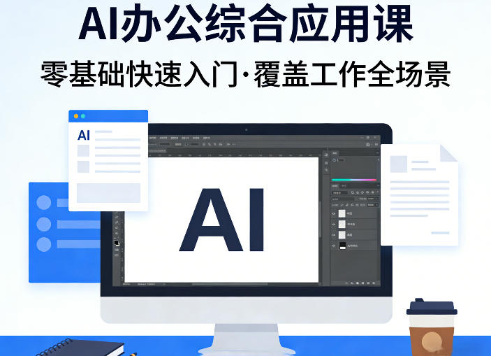 AI办公综合应用课，零基础快速入门，覆盖了工作中各种应用场景-玩备项目资源网