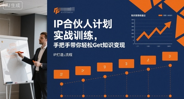 IP合伙人计划实战训练,手把手带你轻松Get知识变现-玩备项目资源网