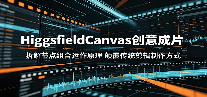 HiggsfieldCanvas创意成片：拆解节点组合运作原理，颠覆传统剪辑制作方式-玩备项目资源网