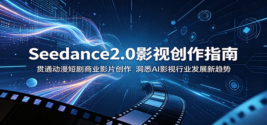 Seedance2.0影视创作指南：贯通动漫短剧商业影片创作，洞悉AI影视行业发展新趋势-玩备项目资源网