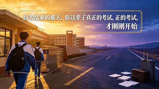 (18968期)付费文章:高考结束的那天,你这辈子真正的考试,才刚刚开始-玩备项目资源网