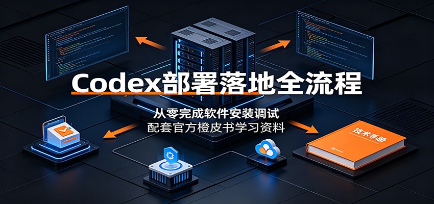 Codex部署落地全流程:从零完成软件安装调试,配套官方橙皮书学习资料-玩备项目资源网