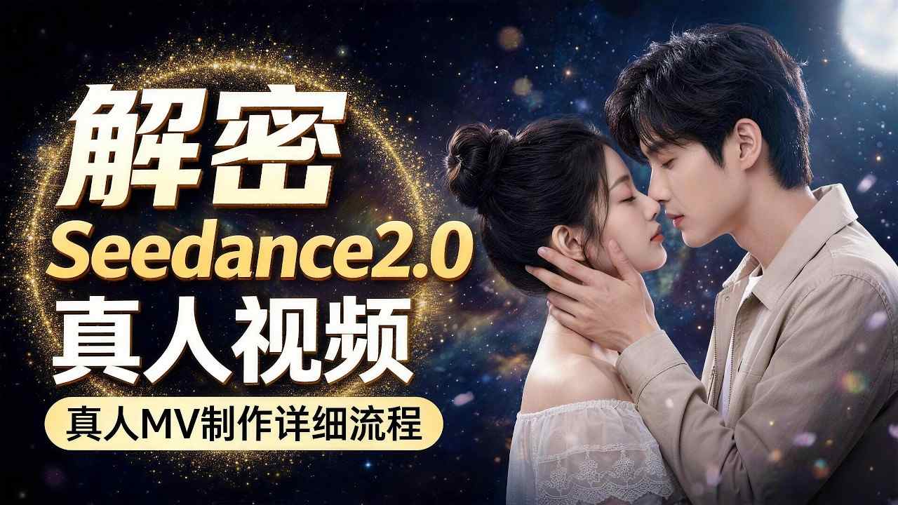 Seedance 2.0解密教程：零基础制作真人MV全流程-玩备项目资源网