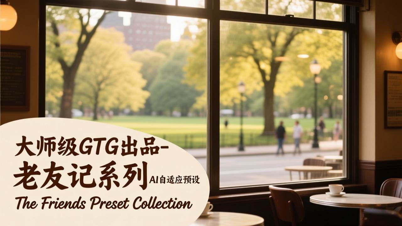 （17403期）大师级GTG出品-老友记系列AI自适应预设The Friends Preset Collection-玩备项目资源网