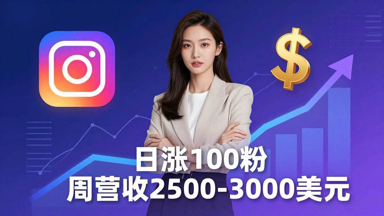 （18299期）想做数字产品？Sheri亲授：日涨100粉、每周2500至3000美元的营收，Instagram躺着赚-玩备项目资源网