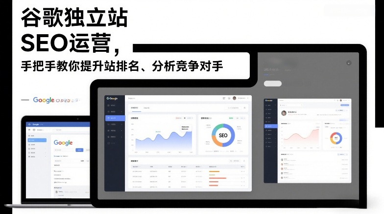 谷歌独立站SEO运营，手把手教你提升网站排名、分析竞争对手（更新2026）-玩备项目资源网