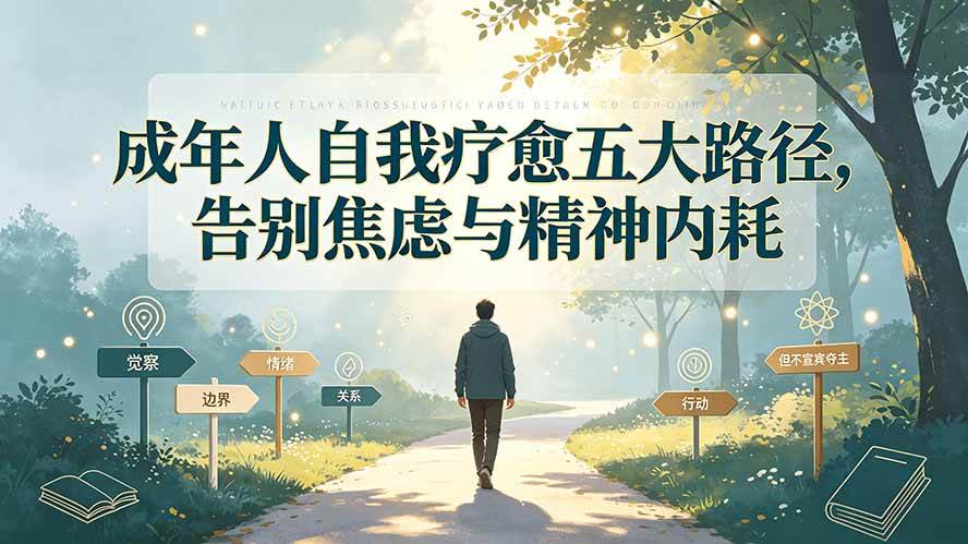 (19516期)付费文章:成年人自我疗愈五大路径,告别焦虑与精神内耗-玩备项目资源网