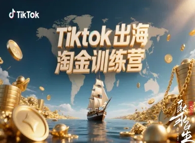 Tiktok出海淘金训练营，跨境电商TK实战变现-玩备项目资源网
