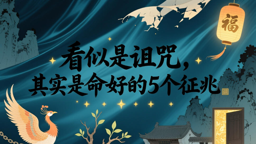 付费文章：看似是诅咒，其实是命好的5个征兆-玩备项目资源网