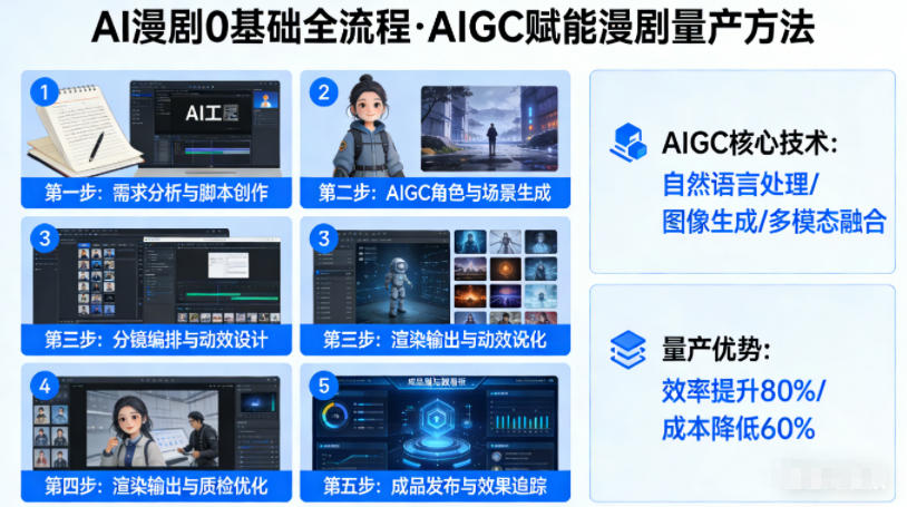AI漫剧0基础全流程,快速掌握AIGC赋能的漫剧量产方法-玩备项目资源网