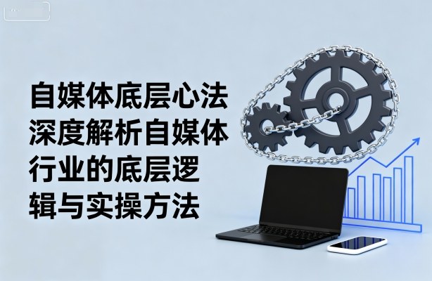 自媒体底层心法，深度解析自媒体行业的底层逻辑与实操方法-玩备项目资源网