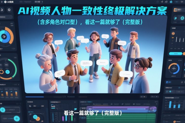 AI视频人物一致性终极解决方案（含多角色对口型），看这一篇就够了（完整版）-玩备项目资源网