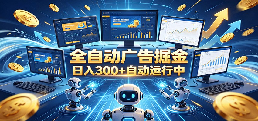 自动广告G机,日入300+,正规平台,广告浏览获益,时间自由,适合各类人群日常增收-玩备项目资源网