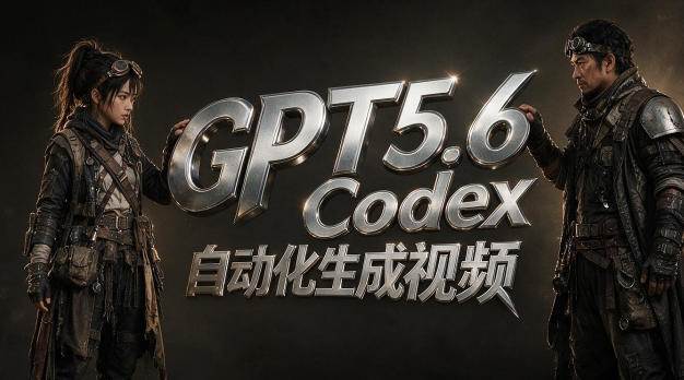 (19393期)GPT5.6+Codex自动化视频生成:提示词设计×角色设定×封面海报×工作流思路,高效产出AI视频-玩备项目资源网