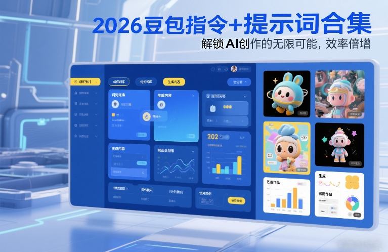 2026豆包指令+提示词合集，解锁AI创作的无限可能，效率倍增-玩备项目资源网