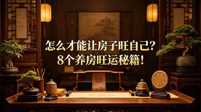 (19023期)付费文章:怎么才能让房子旺自己?8个养房旺运秘籍!-玩备项目资源网