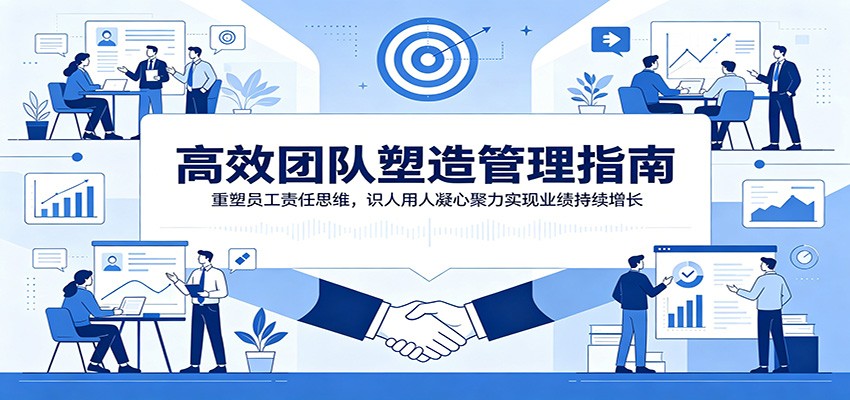 高效团队塑造管理指南：重塑员工责任思维，识人用人凝心聚力实现业绩持续增长-玩备项目资源网