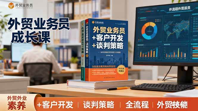 （16250期）外贸业务员成长课：职业素养+客户开发+谈判策略、掌握全流程外贸技能-玩备项目资源网