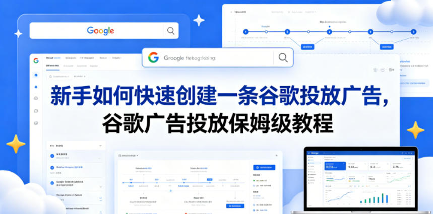 新手如何快速创建一条谷歌投放广告，谷歌广告投放保姆级教程-玩备项目资源网