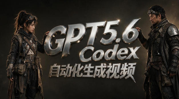 GPT5.6+Codex自动化生成视频全流程实战,从提示词设计、角色设定、封面海报,到视频生成思路与自动化工作流-玩备项目资源网