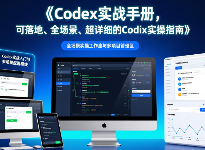 Codex实战手册,可落地、全场景、超详细的Codex实操指南-玩备项目资源网