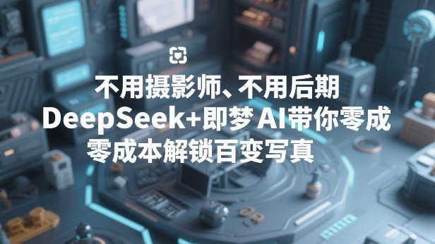 不用摄影师、不用后期,DeepSeek+即梦AI带你零成本解锁百变写真!-玩备项目资源网