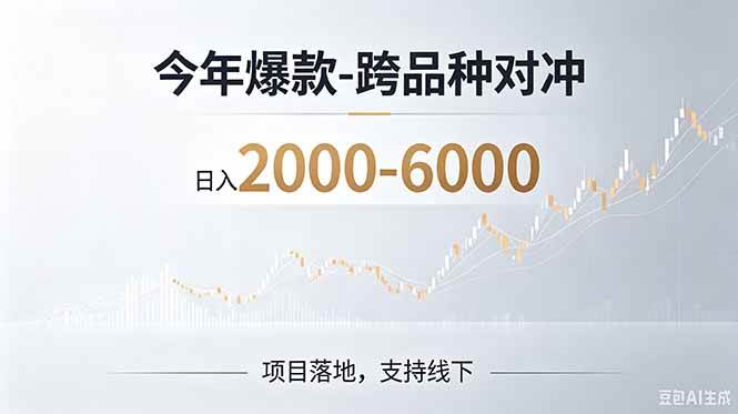 (19150期)2026创业新风口—跨品种对冲震撼首发!日收益2000-6000+,项目绿色长久,安全稳健-玩备项目资源网