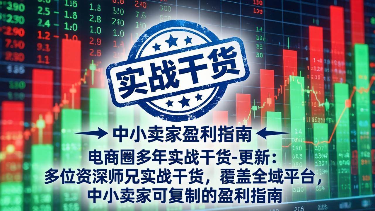 （18398期）电商圈多年实战干货-更新5月10：多位资深师兄实战干货/覆盖全域平台，中小卖家可复制的盈利指南-玩备项目资源网