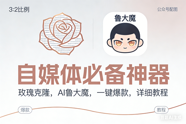 （17170期）玫瑰克隆神器，ai鲁大魔，自媒体必备工具，一键爆款神器，详细教程。-玩备项目资源网