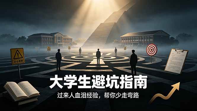(19195期)付费文章:大学生避坑指南 ,过来人血泪经验,帮你少走弯路-玩备项目资源网
