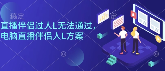 直播伴侣过人L无法通过，电脑直播伴侣人L方案，自测-玩备项目资源网