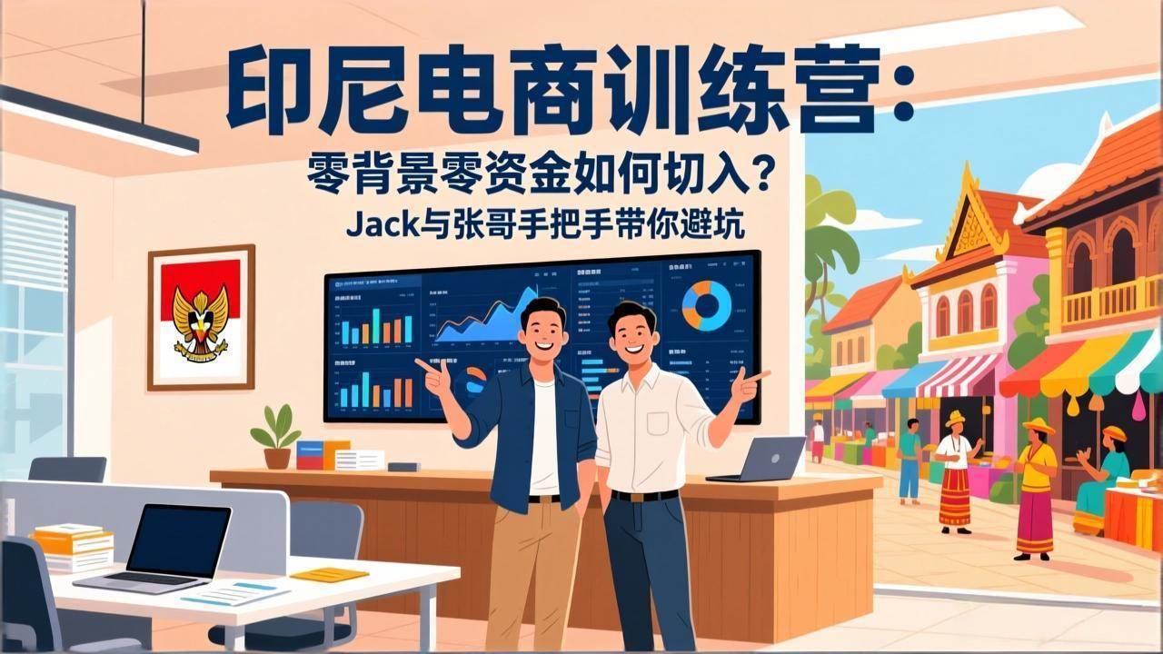 (17533期)印尼电商训练营:零背景零资金如何切入?Jack与张哥手把手带你避坑-玩备项目资源网