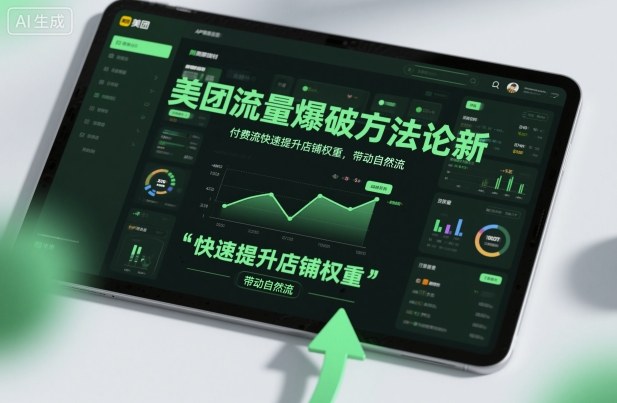 美团流量爆破方法论,付费流快速提升店铺权重,带动自然流-玩备项目资源网