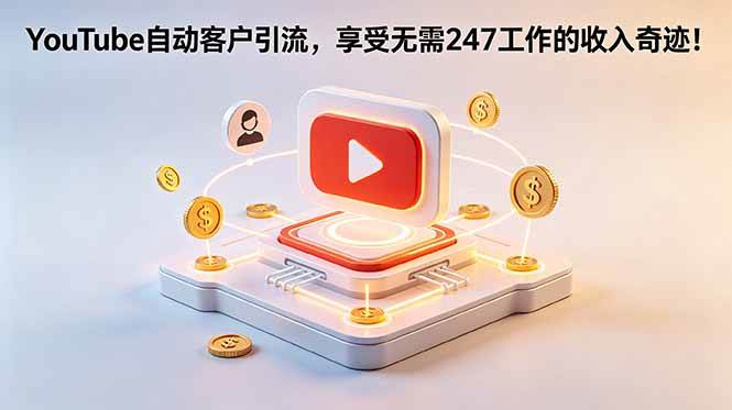 （18658期）YouTube 自动客户引流，享受无需 247 工作的收入奇迹！【原创双语字幕】-玩备项目资源网